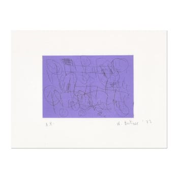 André Butzer, Untitled (Purple)