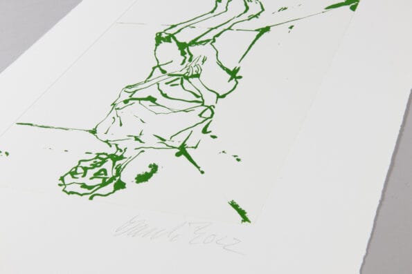 Georg Baselitz, Serpentine (Green)